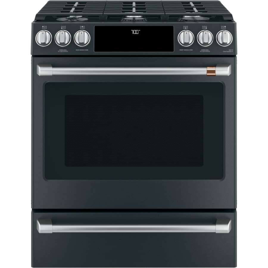 30 Inch Wide 5.6 Cu. Ft. Slide In Gas Range with Griddle and Convection (single Oven)