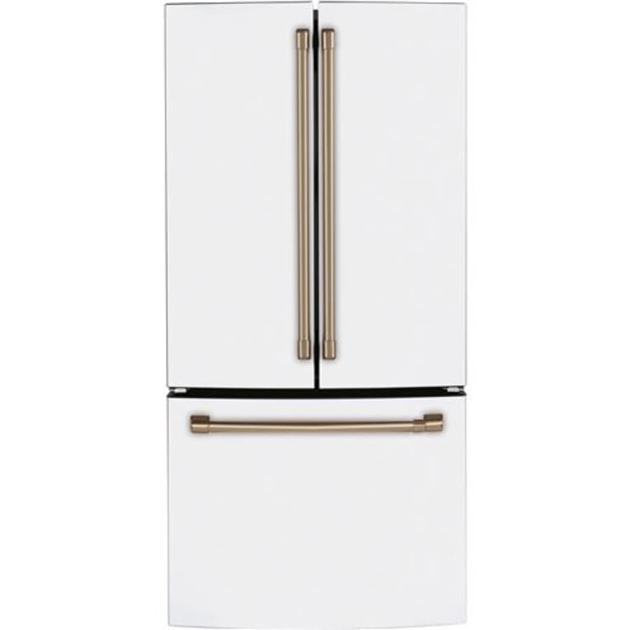 33 Inch Wide 18.6 Cu. Ft. Counter Depth French Door Refrigerator with Internal Dispenser and Wi-Fi Compatibility