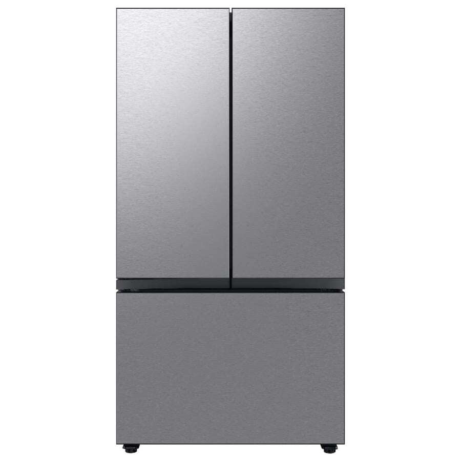 Bespoke 36 Inch Wide 24 Cu. Ft. Energy Star Certified Counter Depth 3-Door French Door Refrigerator with Beverage Center