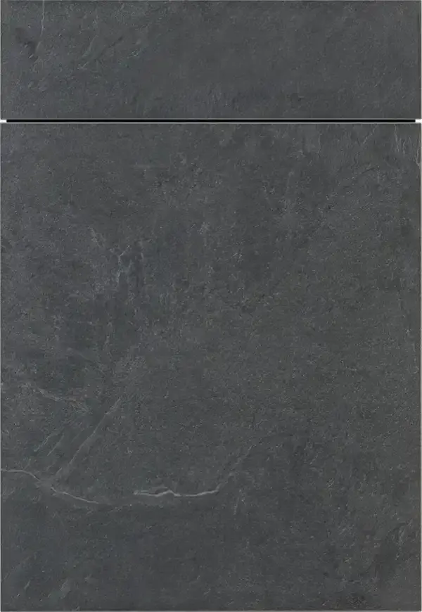 StoneArt, Grey Slate 303. Flat Front Cabinetry.