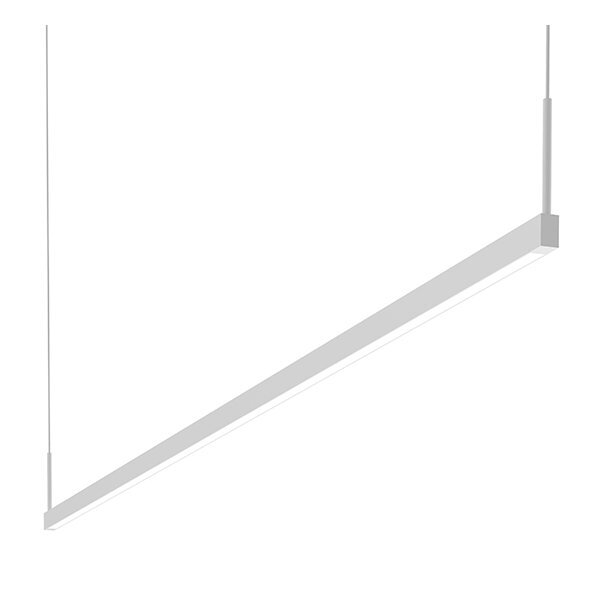 Thin-Line LED Linear Suspension, 6-ft in Satin White