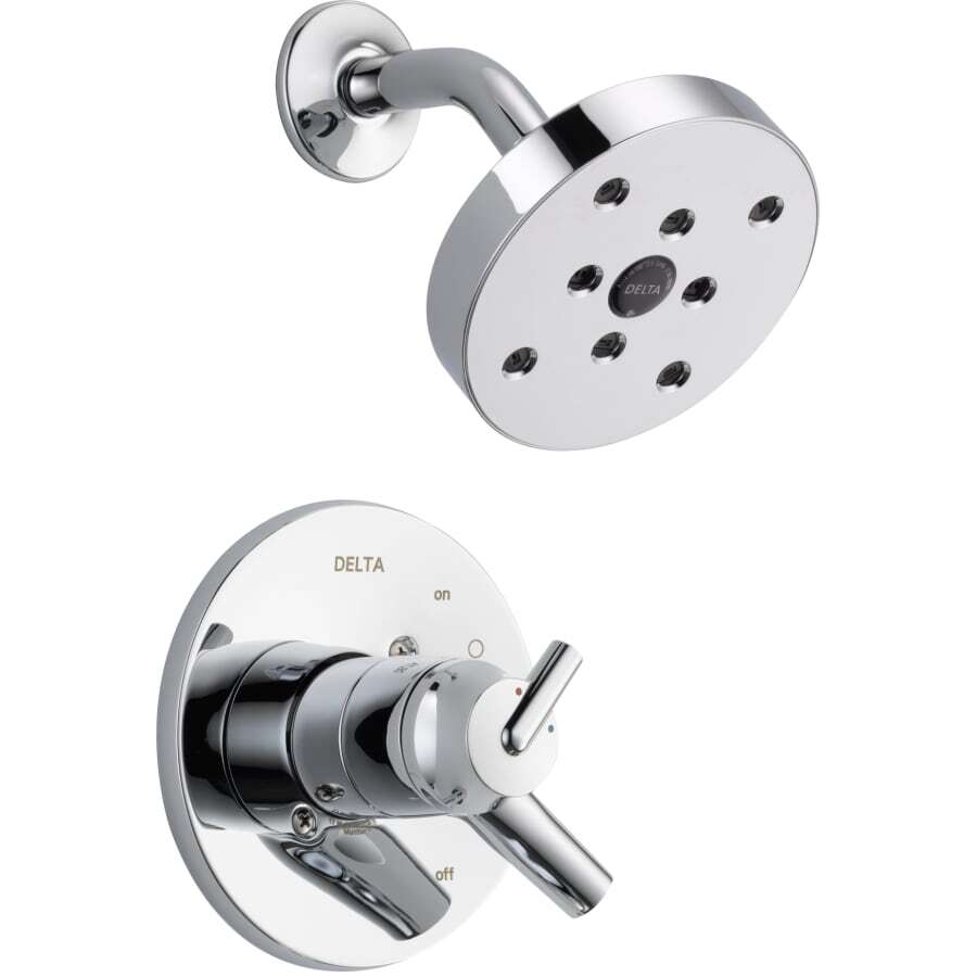 Trinsic Monitor 17 Series Dual Function Pressure Balanced Shower Only with Integrated Volume Control - Less Rough-In Valve